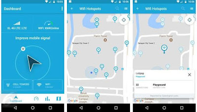 Aplikasi OpenSignal Cara Mendapatkan Wifi Gratis Lokasi Terdekat Dimana Saja Kantor Mall Hotel 